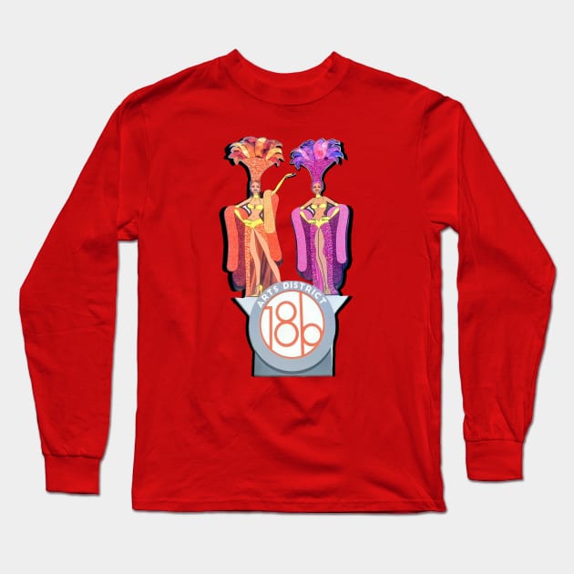 Arts District - Downtown Vegas Show Girls Long Sleeve T-Shirt by Black Country Vlogger